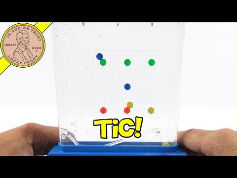 Tic-Tac-Toe Waterful Water Game By Tomy 1976