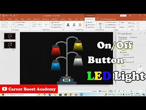 Light Lamps With On/Off Switch PowerPoint | Led Bulb Light PowerPoint Animation vedio | PowerPoint