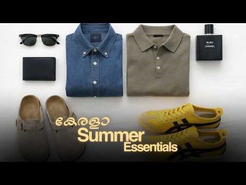 Kerala summer essentials 2026 | Men's Fashion malayalam