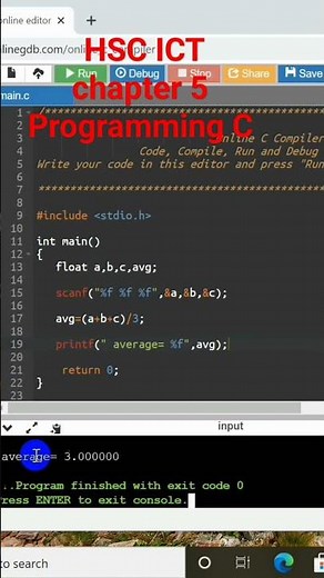 HSC ICT Chapter 5 | Programming C #hscict #cprogramming #ict #ictchapter5 #cprogrammingbasics