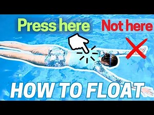 How to do FRONT FLOAT if you tend to sink