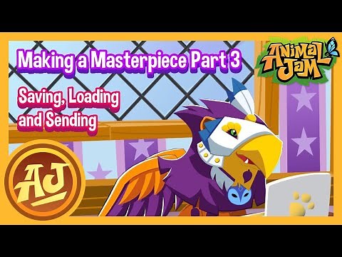 Making a Masterpiece - Part 3: Saving & Submitting | Animal Jam Tutorials