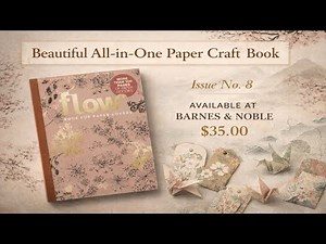 NEW RELEASE! Flip Through Flow Craft Magazine For Paper Lovers Issue No. 8 With Me!