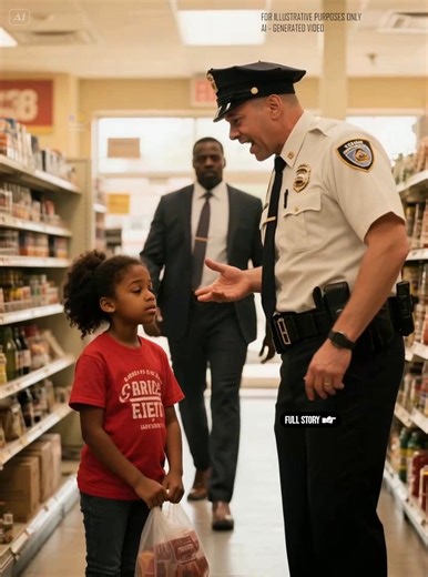 A Racist Police Officer Accused an 8-Year-Old Black Girl of Stealing from a Supermarket — Five Minutes Later, Her Father, the CEO, Arrived and Made Him Turn Pale “Hey! Put that candy back! I know what you’re trying to do.” The sharp voice startled Amara Williams, an 8-year-old girl with neat braids and bright eyes, standing in the candy aisle of a supermarket in suburban Atlanta. She froze, clutching a small chocolate bar and a few crumpled dollar bills in her tiny hand. Officer Brian Dalton, a 