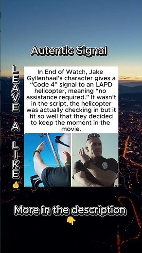 Why Did Jake Gyllenhaal Flash a “Code 4” in This Scene? 🚁🎬