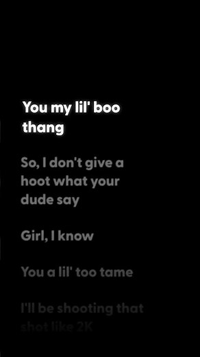 Paul Russell - Lil Boo Thang (lyrics)