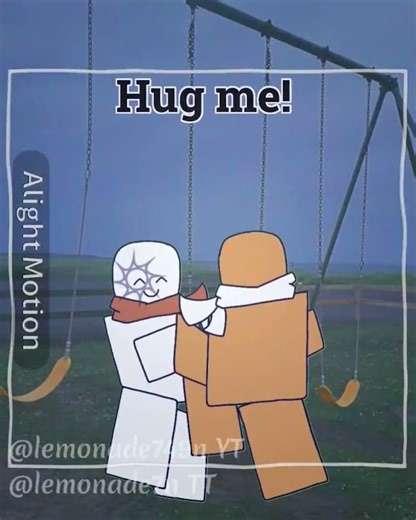 /Hug Me!! 🤗👥️○ Let Him Go\\\\ #roblox #flipaclip #alightmotion #lethimgo #brokenspawn #pibby