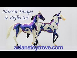 Breyer Horse Set - Mirror Image & Reflector - Color Shifting!