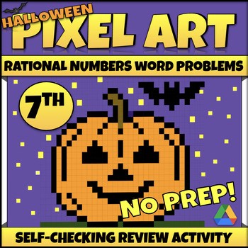 7th Grade Math Rational Numbers Word Problems Practice Activity Digital No Prep