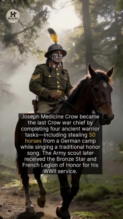This WWII soldier became a war chief by completing four ancient warrior feats on the battlefield. | The History Page