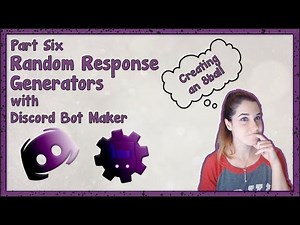 DISCORD BOT MAKER TUTORIAL | Random Response Generators (8ball)