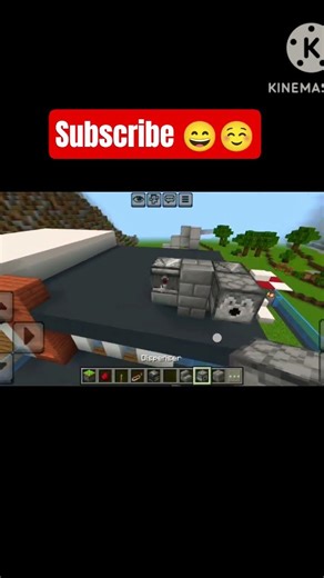 automatic gun in Minecraft 💪🏻