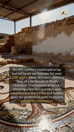 45K views · 884 reactions | An 8th-century mosaic buried by an earthquake for 1,200 years is now open to the public. #archaeology #ancienthistory #arthistory | Revealed | Facebook