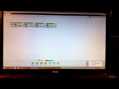 Lego Mindstorms EV3 Robotics Lesson 5 - Transfer a simple program from PC to robot