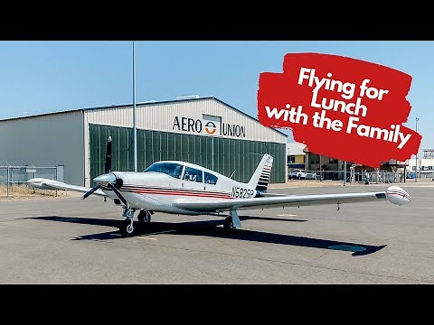Piper Comanche 250 - Our First Time Flying for Lunch!