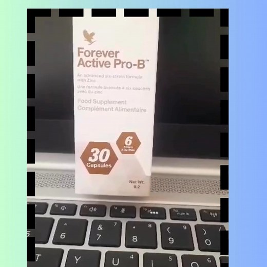 Les Bienfaits de Active Pro-B – Forever Favorise une digestion saine et légère Réduit les gaz, ballonnements et colopathies Renforce la flore intestinale grâce à 6 souches de probiotiques Soutient le système immunitaire naturellement Améliore l’absorption des nutriments essentiels Contribue à un ventre plat et à un meilleur confort digestif 💚 Active Pro-B, l’allié parfait pour votre bien-être intestinal ! | Bio-vital