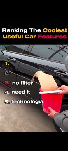 Wait for the last one! 😱 Coolest Car Features Ranked #Shorts