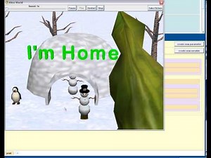 Project Ch 6 Help the Snowman get Home Alice Programming