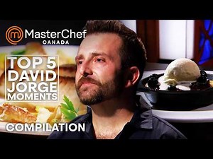 Top 5 David Jorge Moments | MasterChef Canada