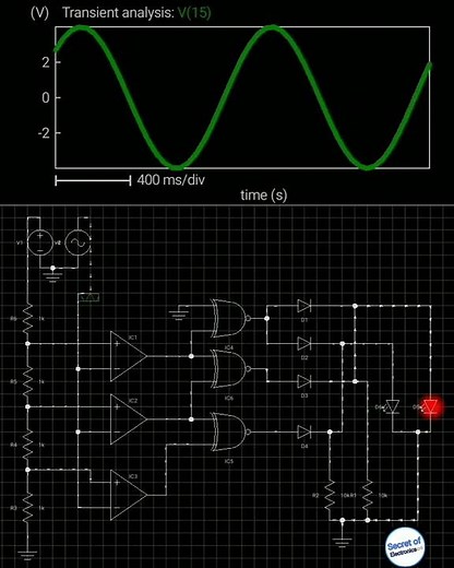 2 Bit Analog to Digital Converter using op-Amp