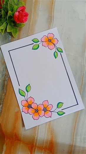6 borderdesigns for project #frontpage #assignment #schoolproject #shortsfeed
