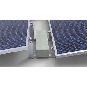 [Hot Item] Aluminum PV Mount Structure Bracket Flat Roof Ballasted Solar Racking