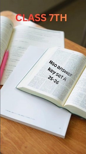 NSO ANSWER KEY SET A 25-26 #olympiad #nso #study #answerkey