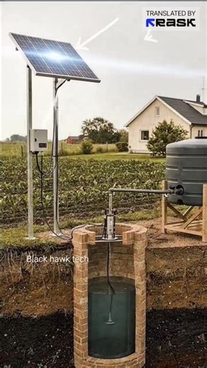 Smart System for pumping water using Solar Panel 💡🚿