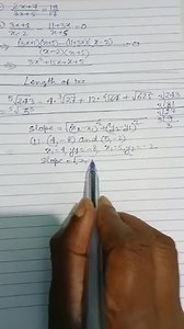 EXERCISE - 7.4Find the slope of the line joining the two given... | Filo