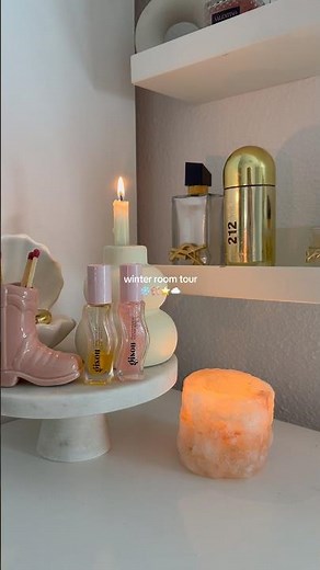 Winter Room Tour ❄️ | Cozy Bedroom, Soft Lighting & Calm Aesthetic Vibes #preppy #pink