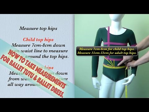 How to take measurements. "Tutu measurements" Video #17