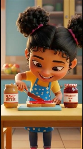 Ava Makes a Peanut Butter and Jam Sandwich 🥪 | Fun Kids Cooking Story