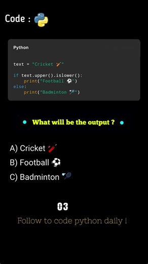 Python Interview Question | Daily Coding Quiz | Shorts ( Day 8 - Video 2)