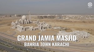 Grand Jamia Masjid | Bahria Town Karachi Pakistan’s 1st Largest Mosque with capacity of up to 800,000 worshippers. Grand Jamia Masjid Karachi is designed by Pakistan’s top-notch architects & is an awe-inspiring blend of Islamic and Mughal architectures. Sprawling over 200 acres of land, centrally located Grand Jamia Masjid has a visible presence from every corner of Bahria Town Karachi. Fast Construction Work Underway! #GrandJamiaMasjidKarachi #PakistansLargestMosque #IconicDevelopment #UnderCon