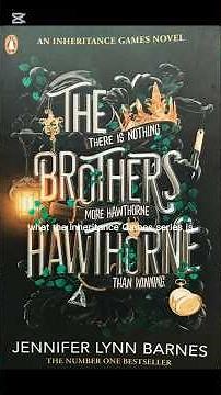 'The Brothers Hawthorne' by Jennifer Lynn Barnes📚💫 | Book Review 01 #bookreview #bookstoread #pov