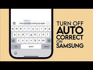 How to Turn Off Autocorrect on Samsung Android Phones
