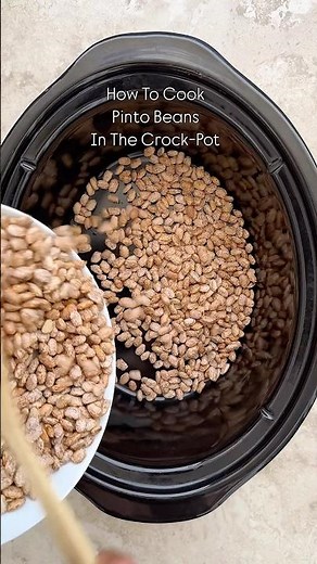 Crockpot Southern Pinto Beans #slowcooker #crockpot