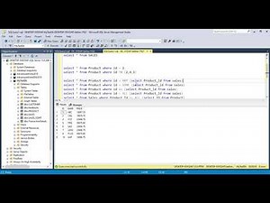 Subquery in SQL with ANY , ALL , SOME , EXISTS Operators | SQL Tutorial