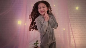 Bollepo Bed Canopy for Girls with Glowing Stars - Pink | Princess Room Decor for Single, Twin, Full, Queen Size Kids Bed