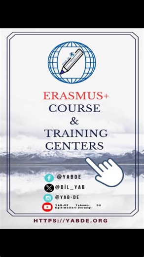 YAB-DE on Instagram: "Erasmus+ Course & Training Centers Listemiz Yayında! https://yabde.org/erasmus-kurs-merkezleri-2026/ #erasmus #erasmusbizimişimiz #erasmusbizdensorulur #erasmusproject #erasmusprojects"