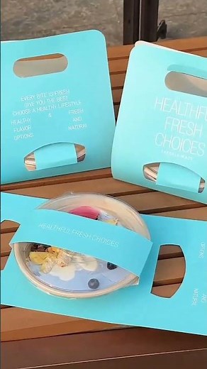Creative Takeout Box with Handle | Unique Eco Food Packaging 📦✨