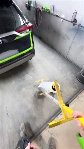 Masking a Toyota for Perfect Car Paint Finish