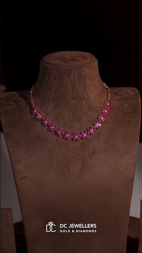 ✨ Ruby Gold Necklace – 24 Grams ✨