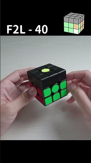 How to execute the F2L-40 like a Pro | 3x3 Rubik's Cube Finger Trick