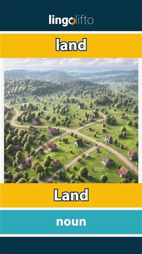 🇬🇧🇩🇪 land - Land : learn English : Lernen wir Englisch : vocabulary builder