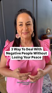 43K views · 10K reactions | 3 Way To Deal With Negative People Without Losing Your Peace #encouragement #negativity #relationships #emotionaletiquette | Carla Shellis | Facebook