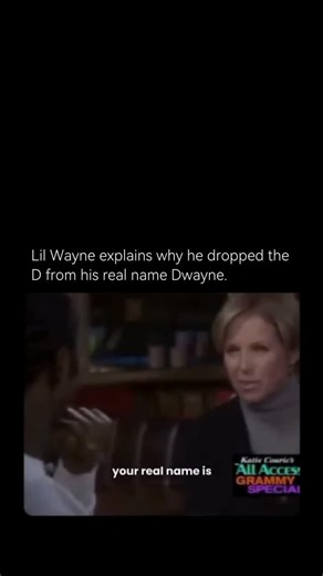 History Hidden | Lil Wayne, born Dwayne Michael Carter Jr., dropped the “D” from his real name as part of his unique persona and artistic identity. In... | Instagram