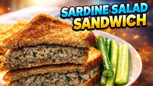 Sardine salad sandwich made simple: Quick and tasty