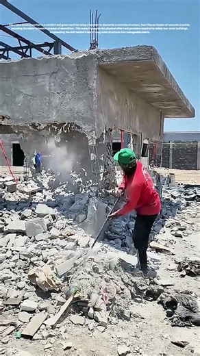Demolition Dynamo: How Workers Transform Concrete into Rubble