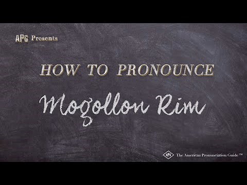 How to Pronounce Mogollon Rim (Real Life Examples!)